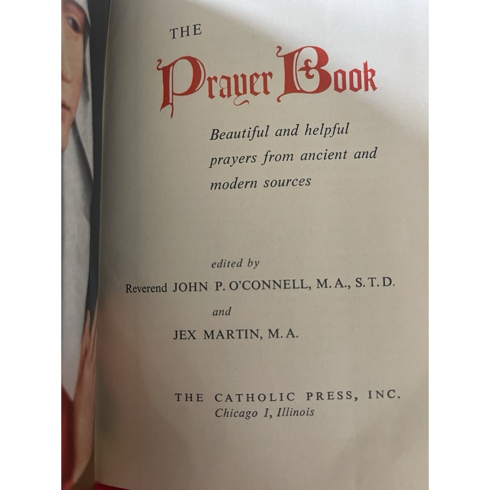 The Prayer Book May 10, 1954 Catholic Press Ancient Modern Teaching Baptism Gift - Picture 13 of 13